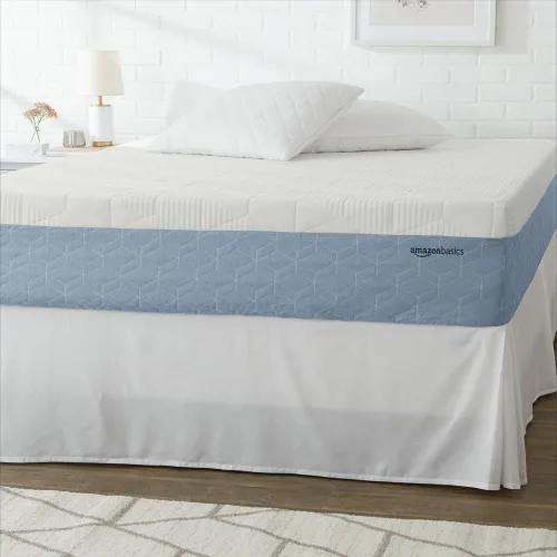 Vista 6 de Yaxa Basics Colchón de espuma viscoelástica, firmeza media, gel refrescante, colchón tamaño individual, espuma certificada CertiPUR-US®, 75 x 39 x
