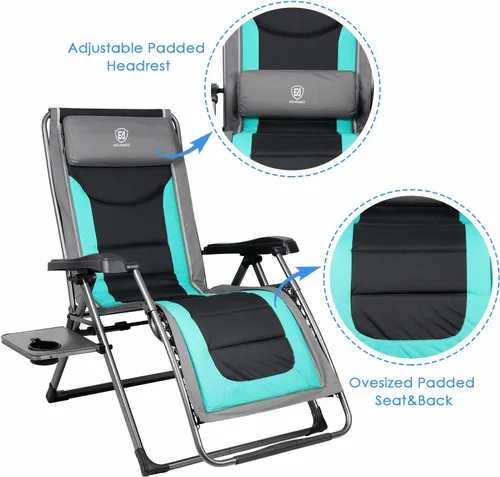 Vista 8 de EVER ADVANCED - Silla reclinable grande XG, cero gravedad