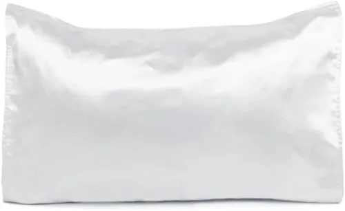 Vista 8 de Octocurl Funda de almohada de satén reversible en microfibra absorbente para cabello mojado Más suave que la seda Funda de almohada de satén