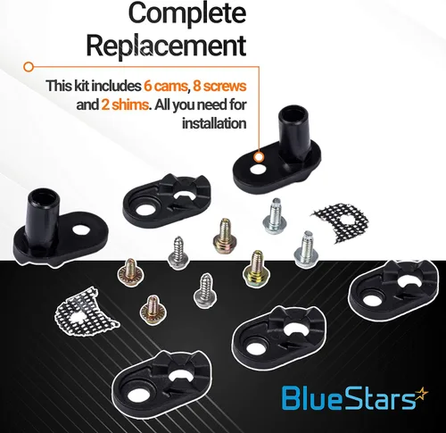 Vista 5 de BlueStars 4318165 - Kit de leva para cierrapuertas de refrigerador mejorado – Compatible con refrigeradores Whirlpool Kenmore KitchenAid Roper