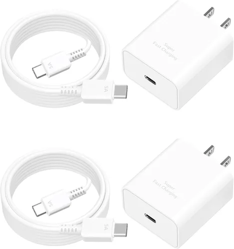 Vista 10 de [Apple MFi Certified] iPhone 17 Charger Fast Charging, Redpark 2Pack 20W USB C Wall Charge Block Type C Charger with 6FT Type C Cable for iPhone