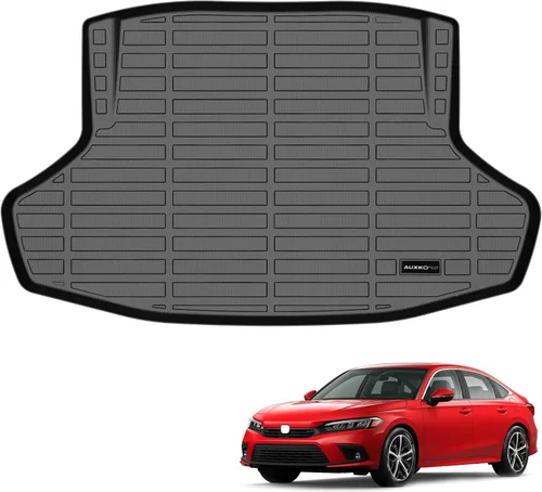 Vista 16 de Auxko Alfombrillas para todo tipo de clima, aptas para Honda CR-V 2017-2022, forros de elastómero termoplástico, accesorios para todas
