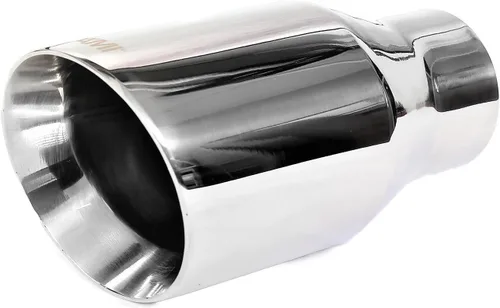 Vista 7 de NETAMI NT-2379 Punta de escape de acero inoxidable de doble pared soldada con azul quemado