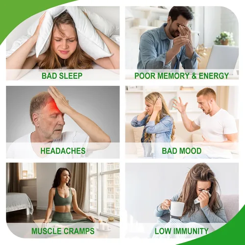 Vista 7 de Glicinato de magnesio 400 mg, suplementos de magnesio de alta absorción cápsulas blandas con vitamina E, B6, zinc para dormir, calma, relajación