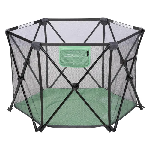 Vista 12 de Baby Trend Sol Nursery Center® Corral para niños, color gris