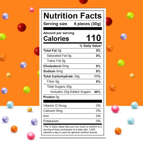 Vista 2 de Bolas de chicle para bufé de dulces y recuerdos de fiesta, 2 libras saborizadas de 1 pulgada, bolas de chicle de boda - Oh! Nuts