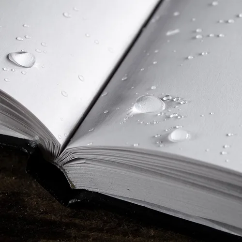 Vista 9 de Rite in the Rain Cuaderno de bocetos de cubierta dura resistente a la intemperie, 4.75 x 7.5 pulgadas, cubierta negra, patrón de página en blanco