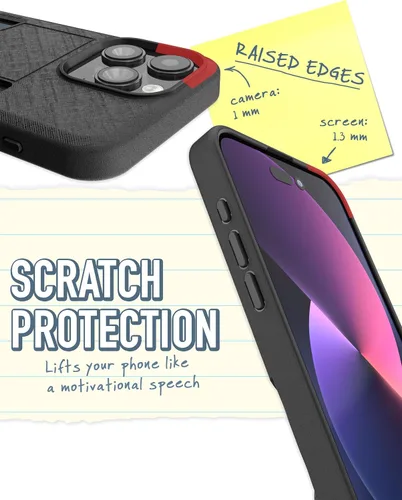 Vista 4 de Smartish Funda tipo cartera para iPhone 15 Pro Max Wallet Slayer Vol. 2 delgadaprotectora tarjetero con función atril probada contra caídas