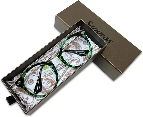 Vista 8 de Lentes transparentes de gran tamaño para mujer, con marco cuadrado, sin receta, antirreflejos, bloqueo de luz azul, gafas de lectura