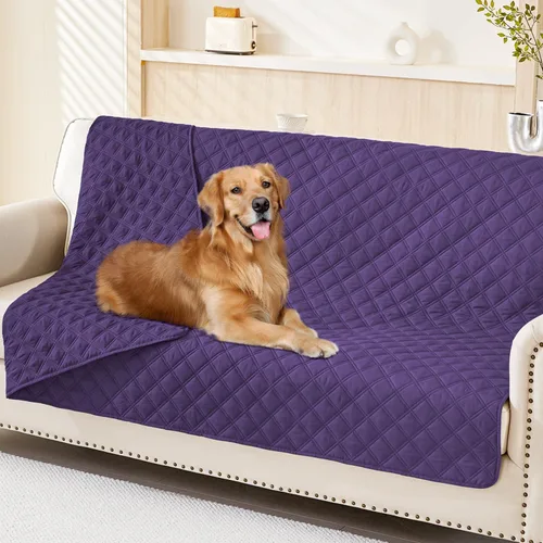 Vista 114 de Smiry Funda impermeable para cama de mascota, suave y lavable, para cama, sofá, reversible, perros pequeños, medianos, grandes, gatos, diseño
