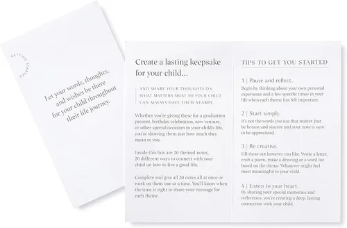 Vista 5 de Compendium Notas de vida: Un kit de escritura de cartas escrito por ti para tu hijo