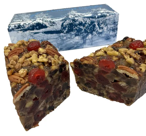 Vista 6 de Trappist Abbey Monastery 3 libras de Pastel de Frutas en Caja de Regalo – Pastel de Frutas Tradicional Completo con Frutas Confitadas, Ideal