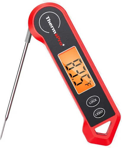 Vista 11 de Termómetro digital de carne ThermoPro TP19H resistente al agua para asar a la parrilla con retroiluminación ambidiestra y sensor de movimiento