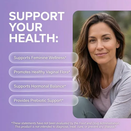 Vista 2 de Probióticos líquidos para mujeres con chasteberry, cohosh negro, prebióticos, enzimas digestivas, aceite de onagra, ñame silvestre, dmanosa