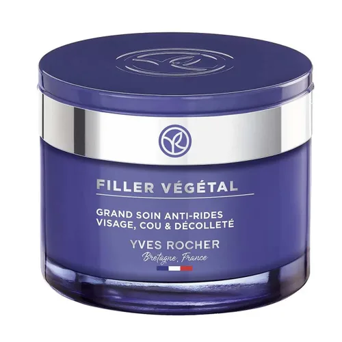 Yves Rocher Filler Vegetal Intenso Cuidado Antiarrugas - Cara, cuello, Escote, 2.5 fl oz./2.5 fl.oz.