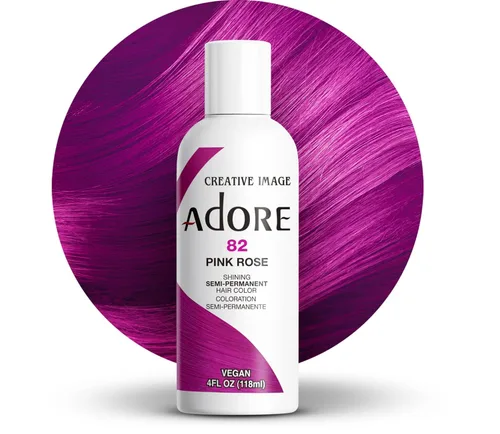 Vista 17 de Adore Tinte semipermanente morado para el cabello, vegano y libre de crueldad, 4 onzas líquidas, 090 Lavender (paquete de 1)