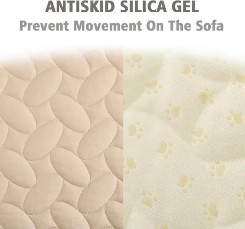 Vista 4 de Ameritex Funda impermeable para cama de mascotas, manta antideslizante para cama de perro, para sofá y muebles, impermeable, nuevo diseño