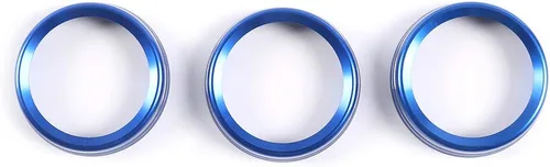 Vista 5 de Anillos de ajuste de aire acondicionado trasero para Land Rover Defender 110 2020 accesorios de coche (azul)