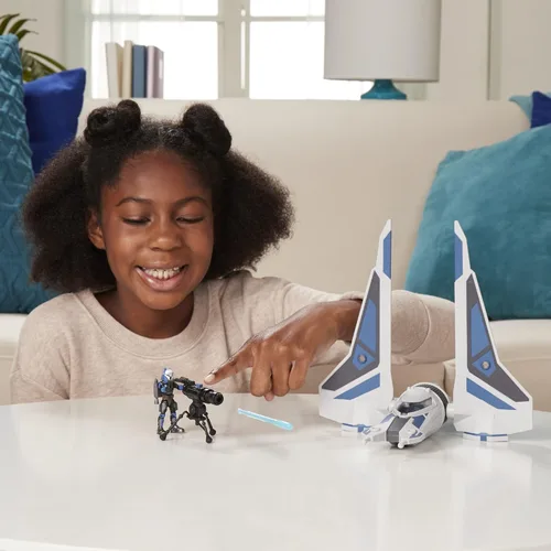 Vista 10 de Hasbro Mission Fleet Bo-Katan Guantelete Starfighter