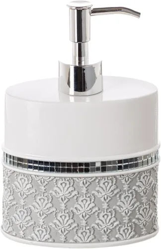 Vista 11 de Creative Scents Funda cuadrada para caja de pañuelos de damasco espejo - Soporte decorativo para papel de baño, contenedor moderno de servilletas