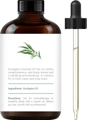 Vista 2 de Handcraft Blends Set fresco y claro: aceites esenciales de eucalipto y menta verde (2 x 4 onzas líquidas) - 100% puro y natural - para difusores
