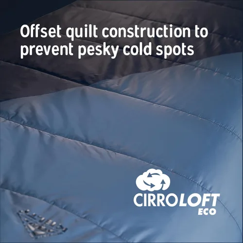 Vista 8 de Kelty Cosmic Relleno Sintético 20 Grados - Saco de Dormir para Mochileros – Correas de Compresión, Bolsa de Almacenamiento Incluida