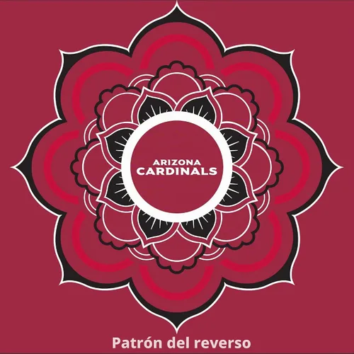Vista 3 de Caftán de la NFL, Rojo, talla única Se ajusta a la mayoría Arizona Cardinals