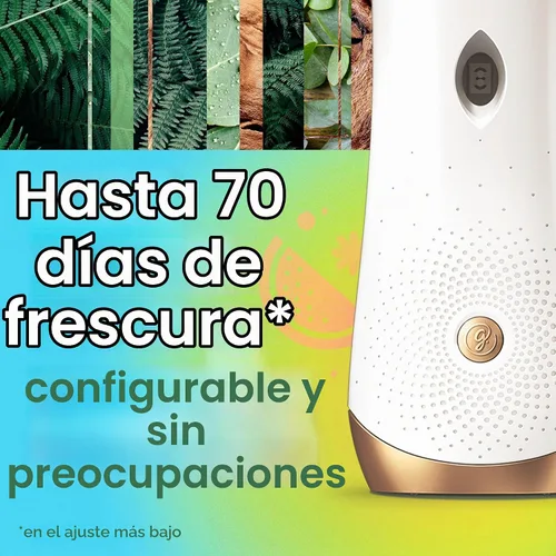 Vista 3 de Glade Recambio automático en aerosol, Fresh Confidence, ambientador perfumado para el hogar y el baño, 6.2 onzas