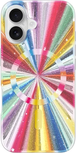 Vista 74 de LONLI Hue - para iPhone 15 Pro [Compatible con Magsafe] - Funda de teléfono floral dorada - [Amortiguador de 360° absorbente de impactos] - Funda