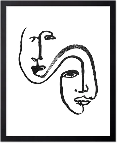 Vista 69 de Poster Master Faces Poster - Retro Women Print - Portrait Art - Sketch Illustration - Abstract Artwork - Woman Design - Chic Boho Design - Great