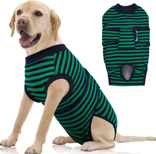 Vista 54 de FUAMEY Traje de Recuperación para Perros Machos, Trajes de Cirugía de Castración para Perros, Camisas de Esterilización para Cachorros Hembra