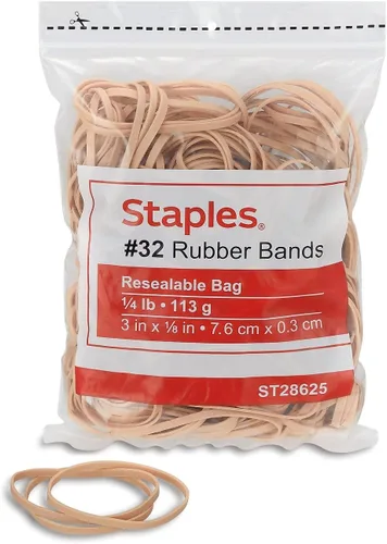 Vista 6 de Staples Bandas de goma económicas tamaño #16 1/4 lb.