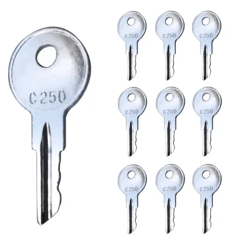 Vista 18 de Llaves de encendido de montacargas (más nuevas) Número de pieza 1A para Nissan (1A)