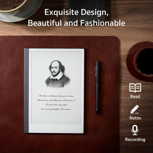 Vista 3 de Tablet Android E-Ink ePaper, lector de libros electrónicos Paperwhite, cuaderno digital para tomar notas, papel de dibujo, bloc de notas