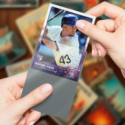 Vista 4 de 500 fundas para tarjetas intercambiables, fundas protectoras de tamaño estándar, protectores de cartas para tarjetas de béisbol, tarjetas