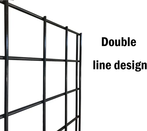 Vista 5 de Paneles de rejilla de grado comercial – Panel de rejilla resistente para cualquier exhibición minorista, 2 pies de ancho x 4 pies de alto, 3 paneles