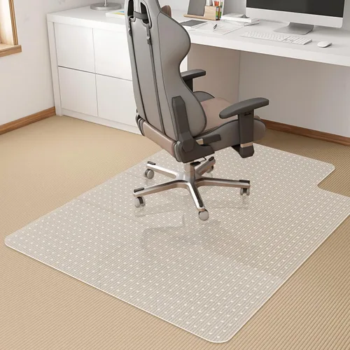 Vista 8 de KMAT Alfombrilla para Silla de Oficina, Alfombrillas de Suelo de Madera Dura y Azulejo de Fácil Deslizamiento, Alfombrilla Transparente para Silla