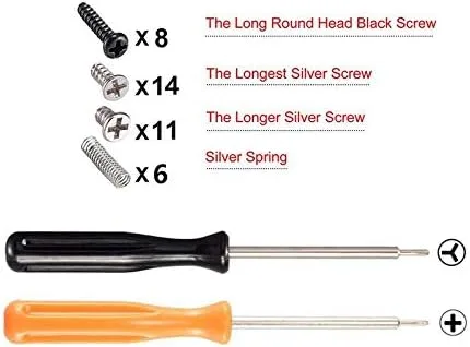 Vista 5 de eXtremeRate - Juego completo de botones de repuesto para llave de dirección SR SL L R ZR ZL, con herramientas para Nintendo Switch Joy-Con JoyCon