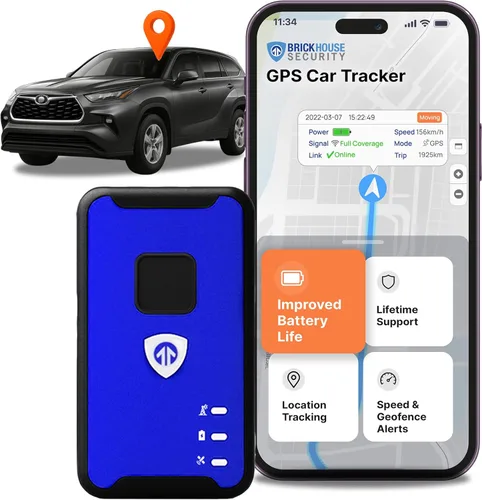 Brickhouse Security Spark Nano 7 GPS Tracker para vehículos – Dispositivo de seguimiento de automóviles encubierto y rastreador GPS de flota
