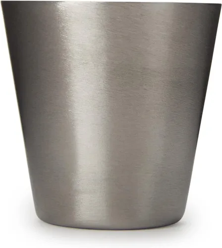 McKesson Argent - Vaso para medicina, graduado, de acero inoxidable, reutilizable, para uso en el hogar o en el hospital, lavable en autoclave, 2