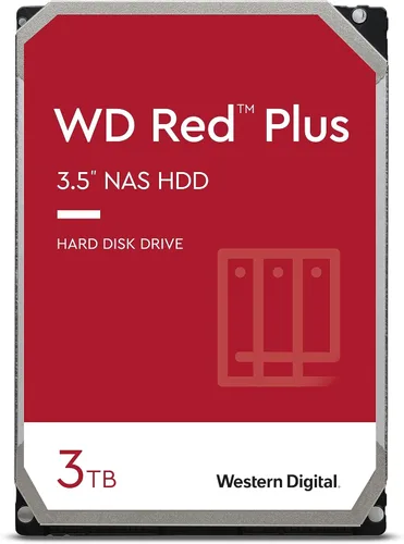 Vista 13 de Western Digital 2TB WD Red Plus Disco duro interno NAS HDD - 5400 RPM, SATA 6 Gb/s, CMR, caché de 64 MB, 3.5 pulgadas - WD20EFRX