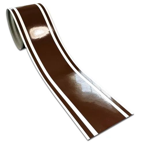 Vista 15 de Calcomanía de vinilo de rayas de carreras de 4 x 72 pulgadas para automóvil (3M dorado metálico)