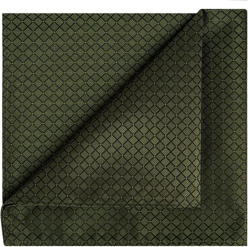 Vista 9 de KissTies Mens Checkered Tie Set Solid Color Festive Necktie + Pocket Square
