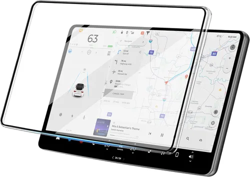 ACESTAR Funda con protector de pantalla de vidrio templado diseñada para Tesla Model 3 Highland (2024/2025)/Model Y Juniper (2025/2026) Pantalla