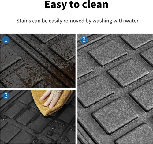 Vista 5 de Forro para maletero de carga para todo tipo de clima y alfombrilla para respaldo de asiento trasero compatible con Mazda CX5 2017 2018 2019 2020