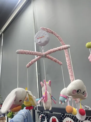 Móvil de cuna para niña, decoración de guardería, calmante y sueño