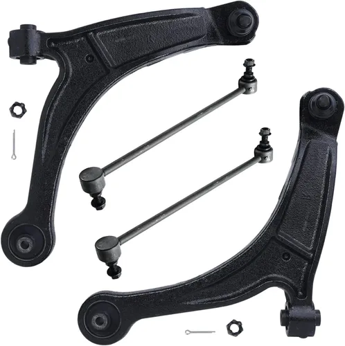 Vista 97 de Detroit Axle - Kit de 4 brazos de control de extremo delantero para Dodge Dart 13-16, Chrysler 200 15-17, 2 brazos de control inferiores, 2 extremos