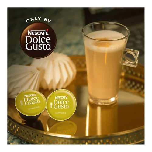 Vista 6 de NESCAFÉ Dolce Gusto Cápsulas de café capuchino, 16 unidades (paquete de 3)
