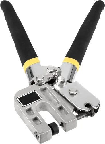 Vista 6 de JEUIHAU Paquete de 2 alicates para crimpadora de pernos de 10 pulgadas, herramienta de fijación de pinzas de quilla de una sola mano, para proyectos