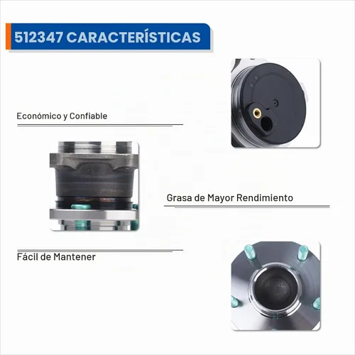 Vista 5 de PAROD Par Trasero 512347 Conjunto de Rodamiento de Cubo de Rueda Compatible con Mazda 3 2004-2013, Mazda 3 Sport 2009-2013, Mazda 5 2006-2017, 5
